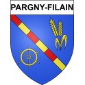 Pargny-Filain 02 ville sticker blason écusson autocollant adhésif
