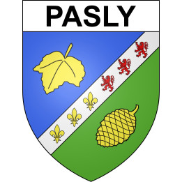 Pasly Sticker wappen, gelsenkirchen, augsburg, klebender aufkleber