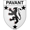 Stickers coat of arms Pavant adhesive sticker