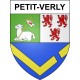 Stickers coat of arms Petit-Verly adhesive sticker