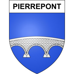 Stickers coat of arms Pierrepont adhesive sticker