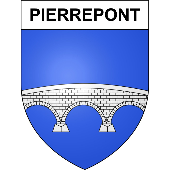Stickers coat of arms Pierrepont adhesive sticker
