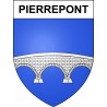 Pierrepont Sticker wappen, gelsenkirchen, augsburg, klebender aufkleber