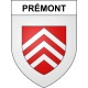 Pegatinas escudo de armas de Prémont adhesivo de la etiqueta engomada