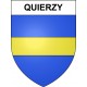 Quierzy 02 ville sticker blason écusson autocollant adhésif