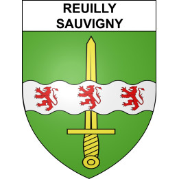 Reuilly-Sauvigny Sticker wappen, gelsenkirchen, augsburg, klebender aufkleber