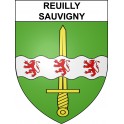 Reuilly-Sauvigny 02 ville sticker blason écusson autocollant adhésif