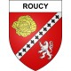 Roucy 02 ville sticker blason écusson autocollant adhésif