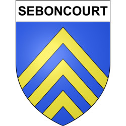 Stickers coat of arms Seboncourt adhesive sticker