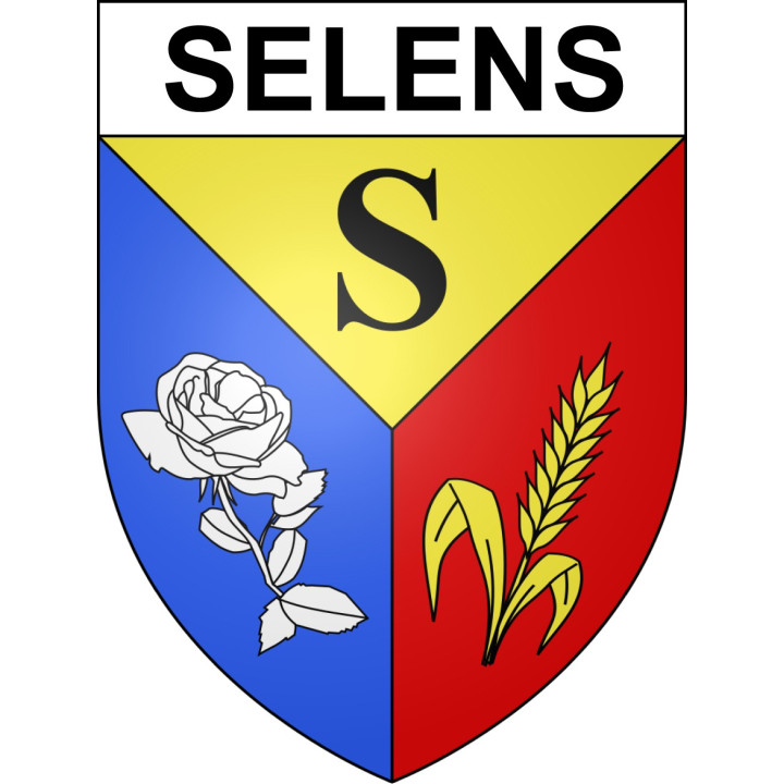 Selens 02 ville sticker blason écusson autocollant adhésif