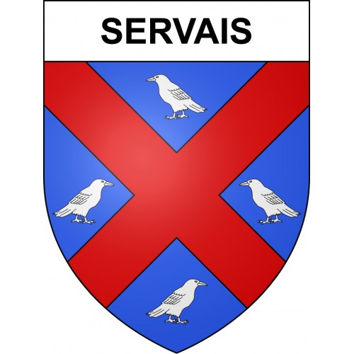 Servais Sticker wappen, gelsenkirchen, augsburg, klebender aufkleber