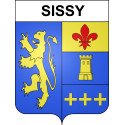 Sissy Sticker wappen, gelsenkirchen, augsburg, klebender aufkleber