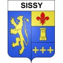 Sissy 02 ville sticker blason écusson autocollant adhésif