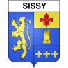 Sissy 02 ville sticker blason écusson autocollant adhésif