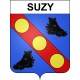 Suzy Sticker wappen, gelsenkirchen, augsburg, klebender aufkleber