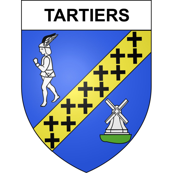 Tartiers Sticker wappen, gelsenkirchen, augsburg, klebender aufkleber