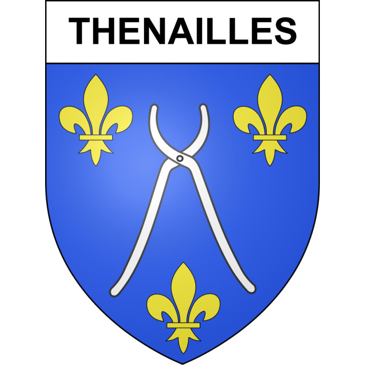 Stickers coat of arms Thenailles adhesive sticker