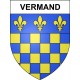 Stickers coat of arms Vermand adhesive sticker