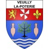 Veuilly-la-Poterie 02 ville sticker blason écusson autocollant adhésif