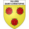 Villers-Saint-Christophe 02 ville sticker blason écusson autocollant adhésif