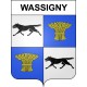 Adesivi stemma Wassigny adesivo