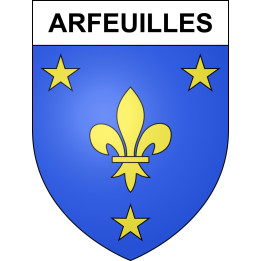 Arfeuilles Sticker wappen, gelsenkirchen, augsburg, klebender aufkleber