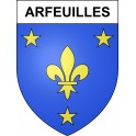 Arfeuilles Sticker wappen, gelsenkirchen, augsburg, klebender aufkleber
