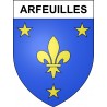 Arfeuilles Sticker wappen, gelsenkirchen, augsburg, klebender aufkleber