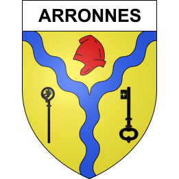 Arronnes 03 ville sticker blason écusson autocollant adhésif
