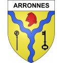 Stickers coat of arms Arronnes adhesive sticker