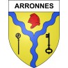 Arronnes 03 ville sticker blason écusson autocollant adhésif