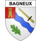 Bagneux Sticker wappen, gelsenkirchen, augsburg, klebender aufkleber