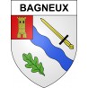 Pegatinas escudo de armas de Bagneux adhesivo de la etiqueta engomada