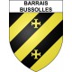 Barrais-Bussolles Sticker wappen, gelsenkirchen, augsburg, klebender aufkleber