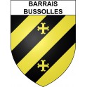 Adesivi stemma Barrais-Bussolles adesivo
