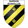 Barrais-Bussolles 03 ville sticker blason écusson autocollant adhésif