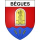 Pegatinas escudo de armas de Bègues adhesivo de la etiqueta engomada