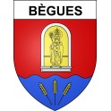 Adesivi stemma Bègues adesivo