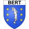 Bert Sticker wappen, gelsenkirchen, augsburg, klebender aufkleber