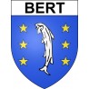 Pegatinas escudo de armas de Bert adhesivo de la etiqueta engomada