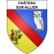 Château-sur-Allier Sticker wappen, gelsenkirchen, augsburg, klebender aufkleber