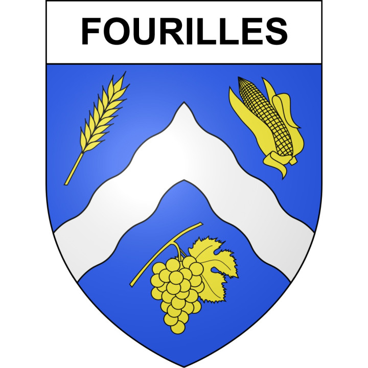 Fourilles Sticker wappen, gelsenkirchen, augsburg, klebender aufkleber