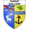 Adesivi stemma Gannay-sur-Loire adesivo