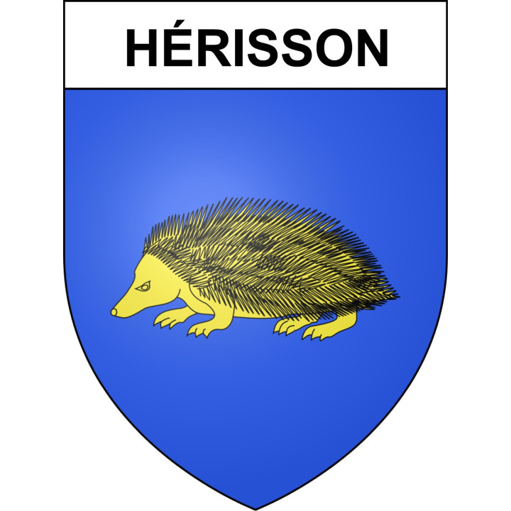 Hérisson Sticker wappen, gelsenkirchen, augsburg, klebender aufkleber