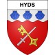 Hyds Sticker wappen, gelsenkirchen, augsburg, klebender aufkleber