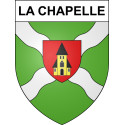 La Chapelle Sticker wappen, gelsenkirchen, augsburg, klebender aufkleber
