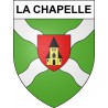 Pegatinas escudo de armas de La Chapelle adhesivo de la etiqueta engomada
