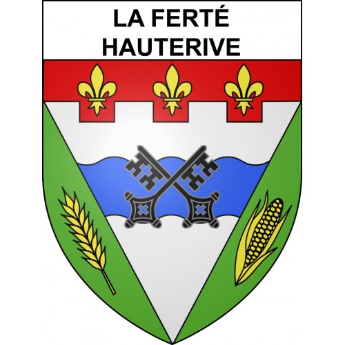 Stickers coat of arms La Ferté-Hauterive adhesive sticker