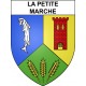 Pegatinas escudo de armas de La Petite-Marche adhesivo de la etiqueta engomada