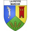 La Petite-Marche Sticker wappen, gelsenkirchen, augsburg, klebender aufkleber
